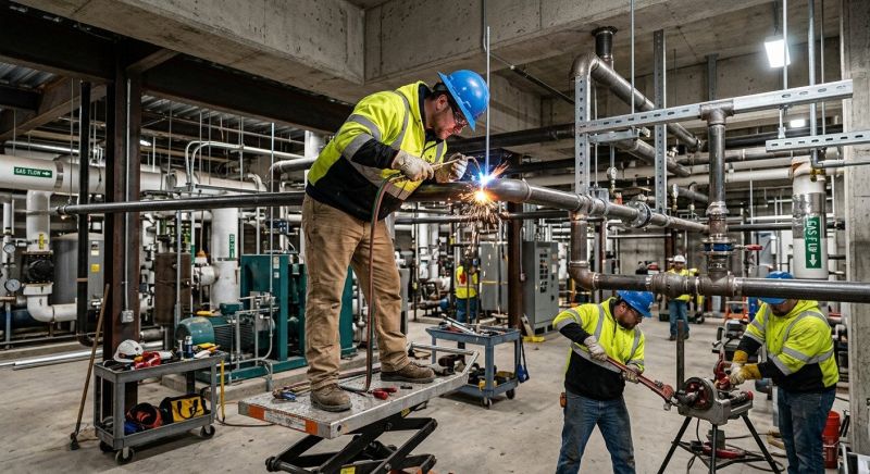 Commercial Gas Piping in Denver County, CO