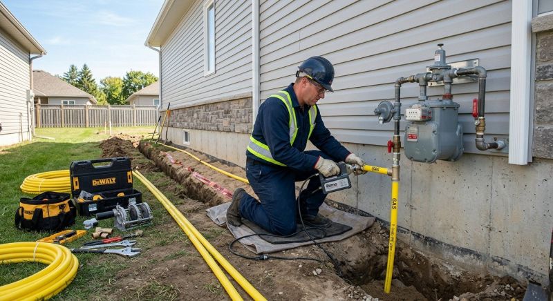 Gas Line Relocation in Annapolis, MD