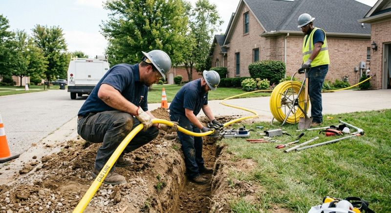 Gas Line Relocation in West Palm Beach, FL