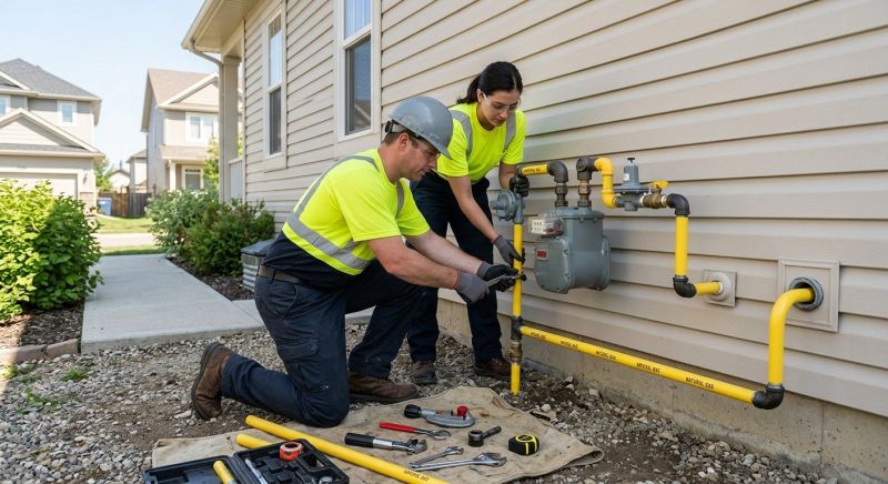 Natural Gas Line Installation in Austin, TX