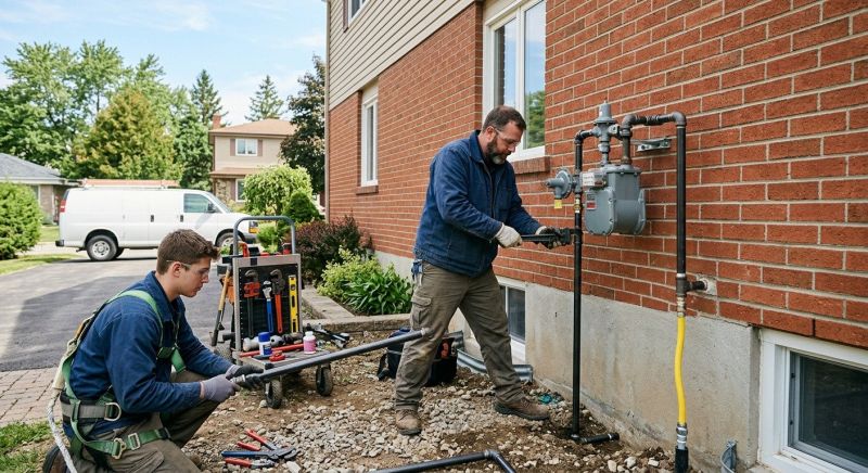 Propane Line Replacement in Fredericksburg, VA